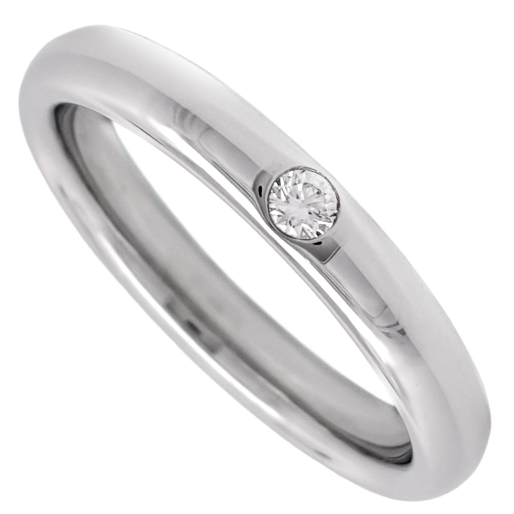 HARRY WINSTON Silver Diamond Ring